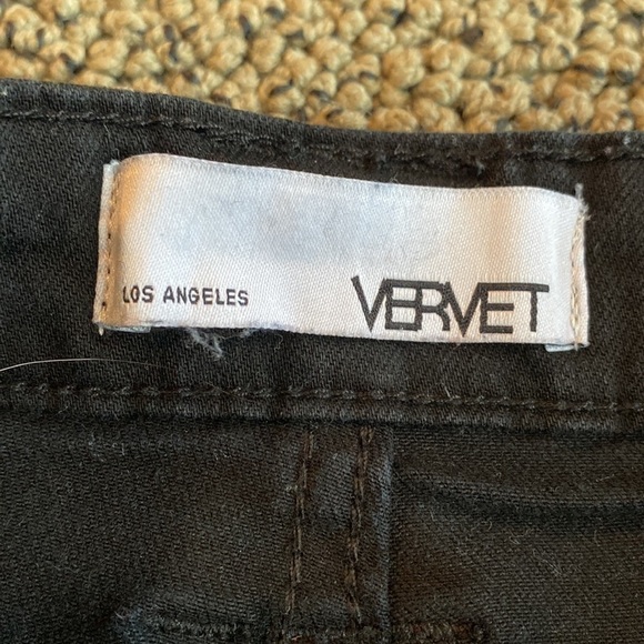 Vervet Black Distressed Stretchy Shorts Size XS in Like New Condition - Picture 7 of 10